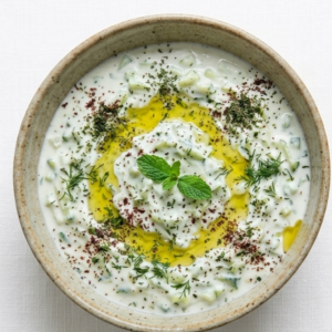 سلطة زبادى بالخيار
